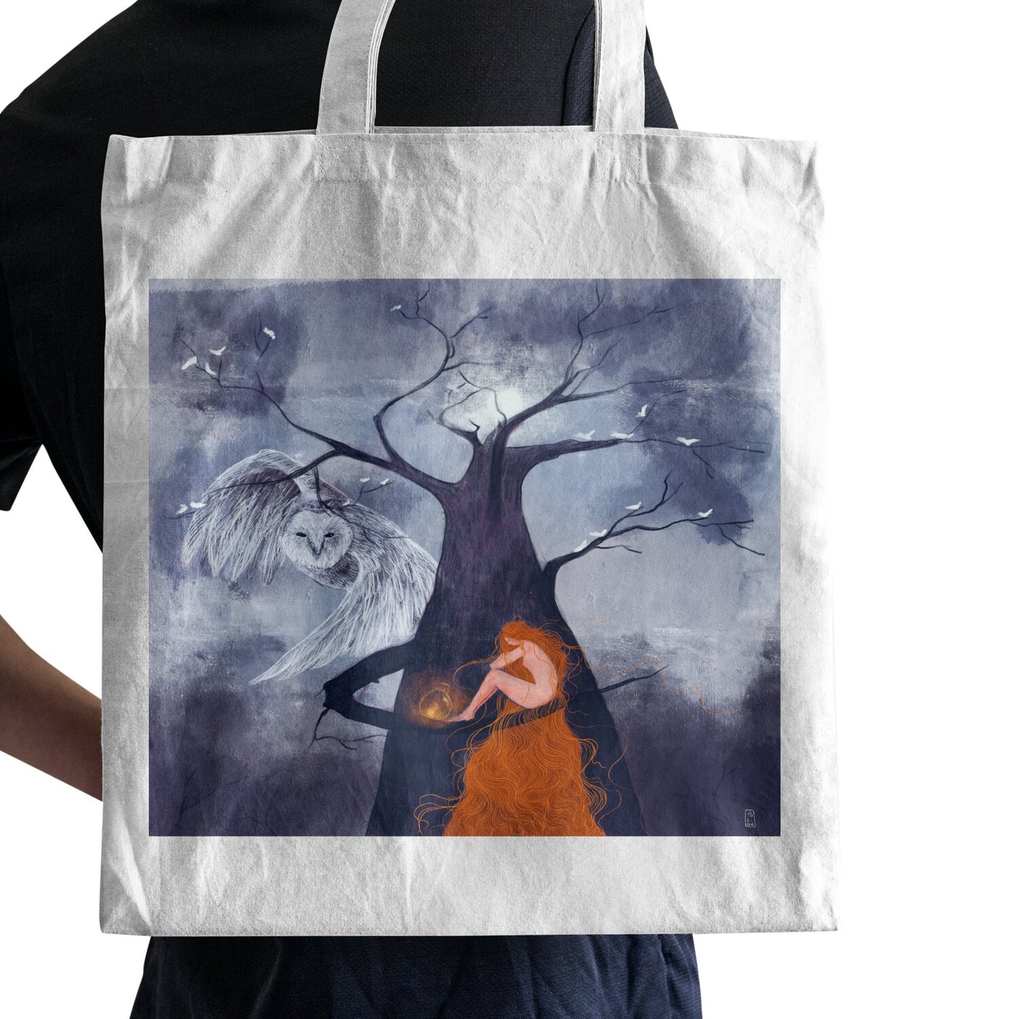 Tote Bag - Dawn, Two Lovers, Night and Day
