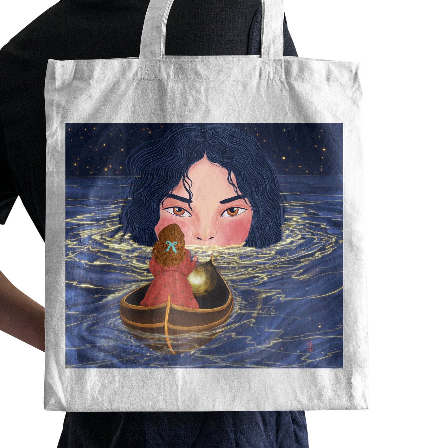 Tote Bag - Dawn, Two Lovers, Night and Day