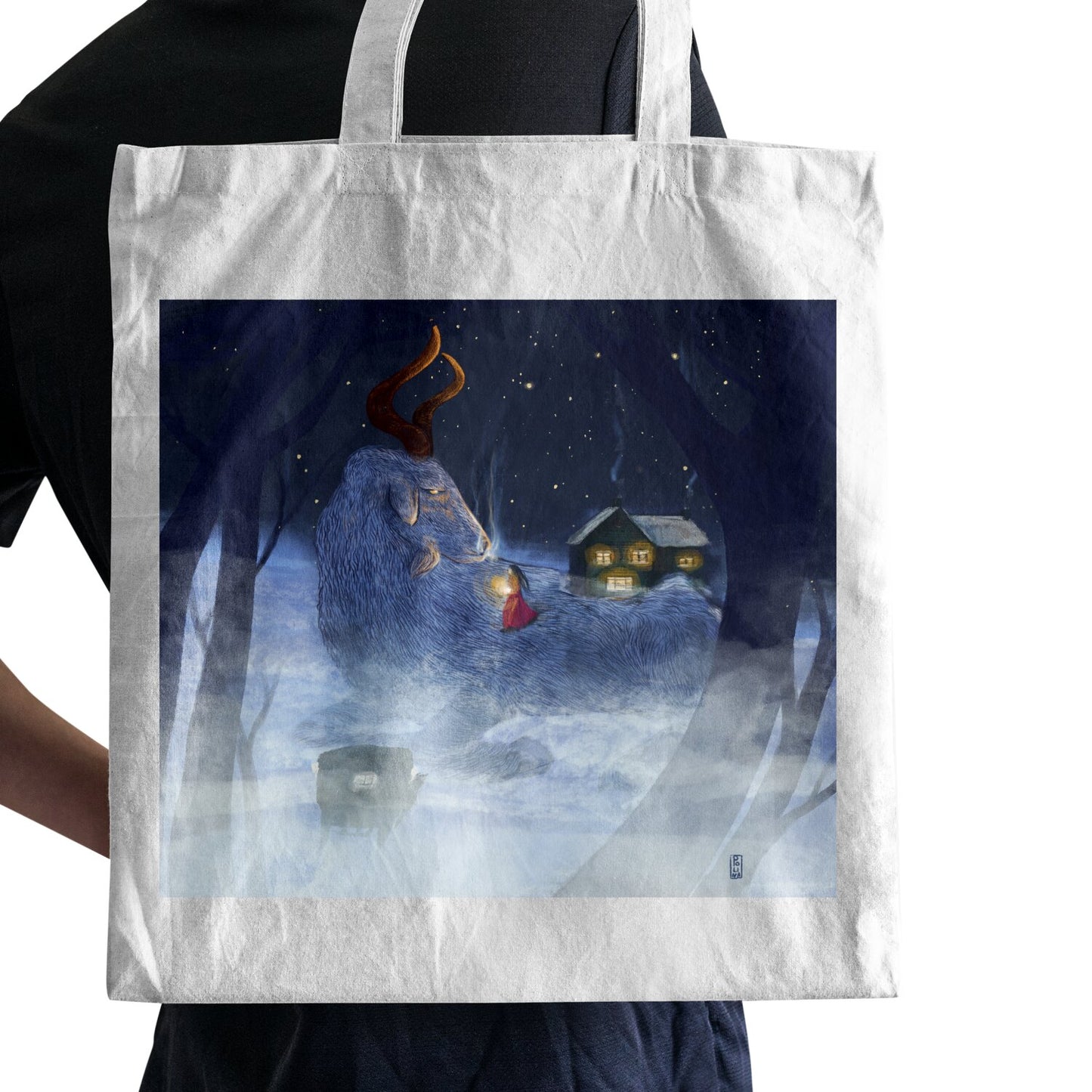 Tote Bag - Dawn, Two Lovers, Night and Day