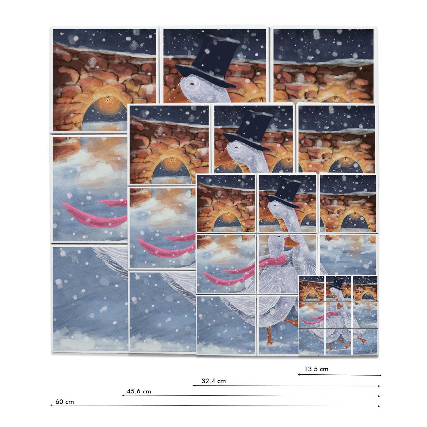 Ceramic Tiles - Romantics at the ice rink