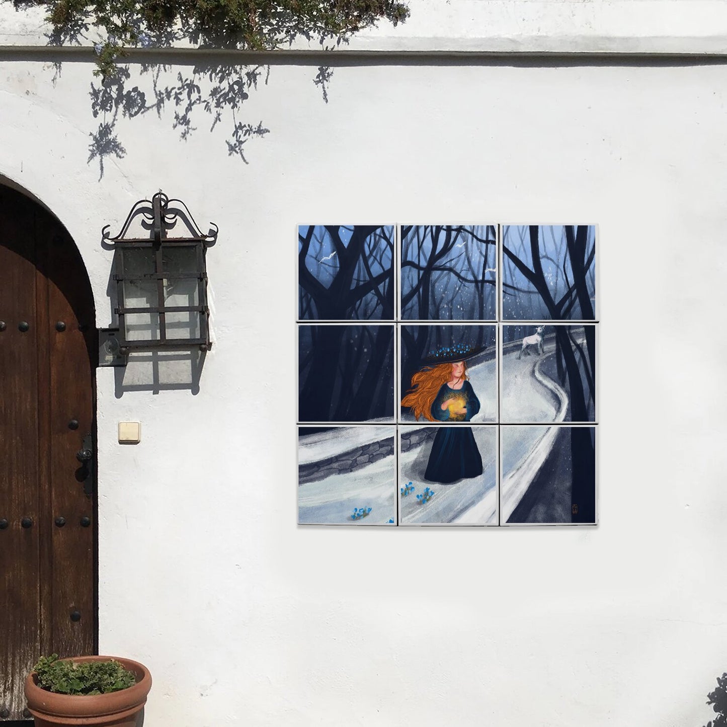 Ceramic Tiles - Dawn, Two Lovers, Night and Day