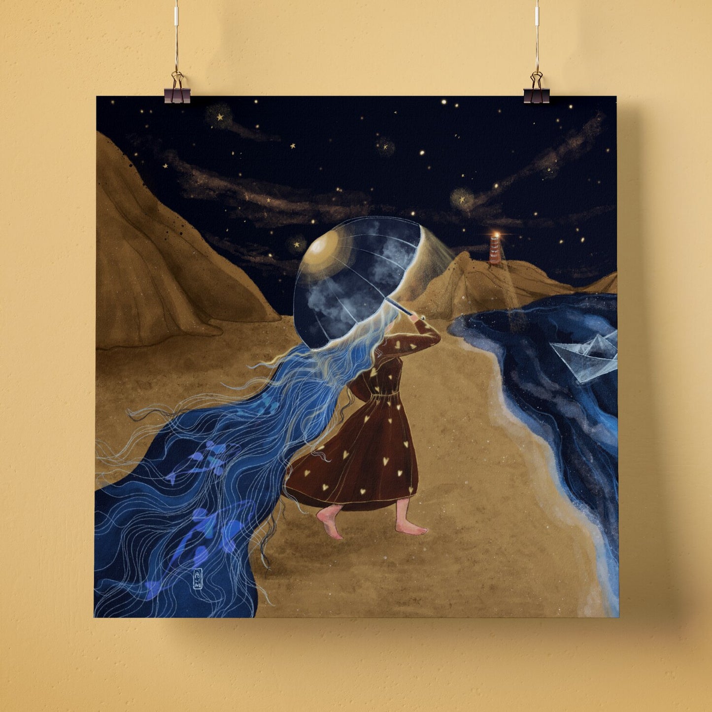 Impression Fine Art - La fille de la mer