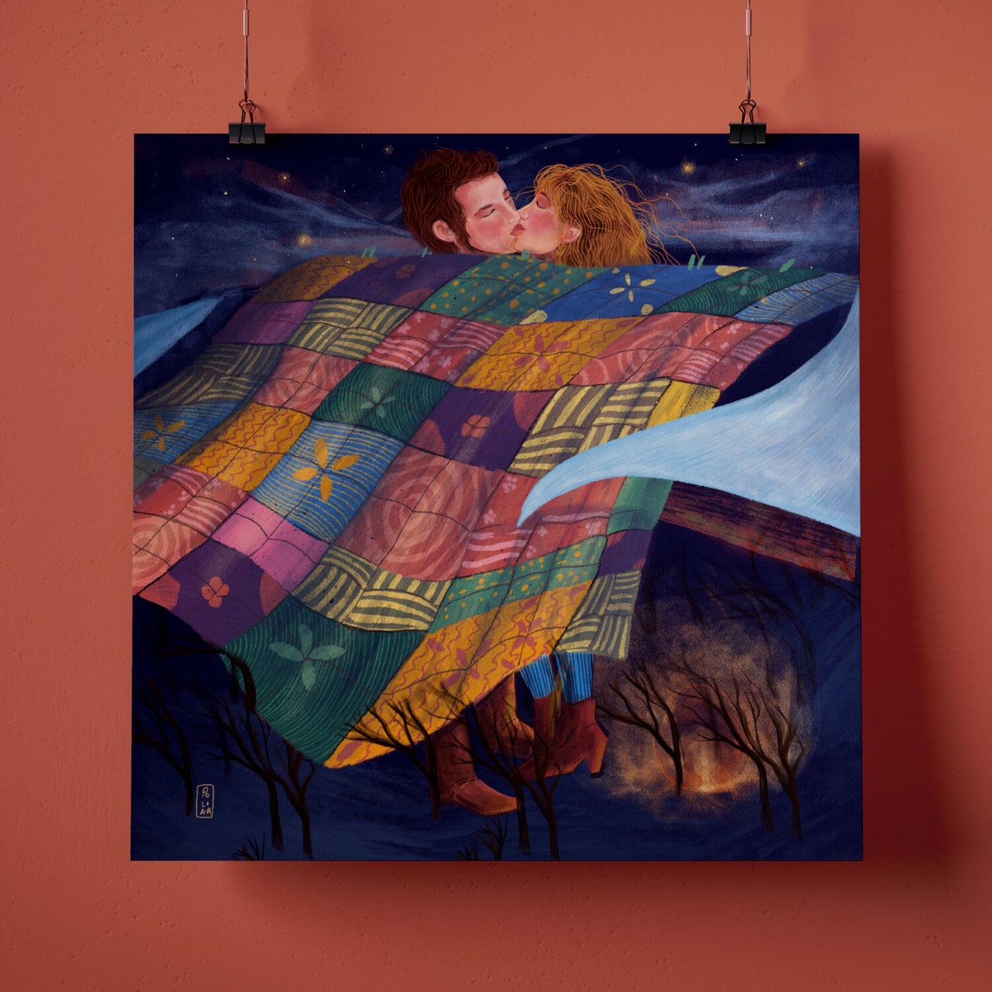 Fine Art Print - Dawn, Two Lovers, Night and Day