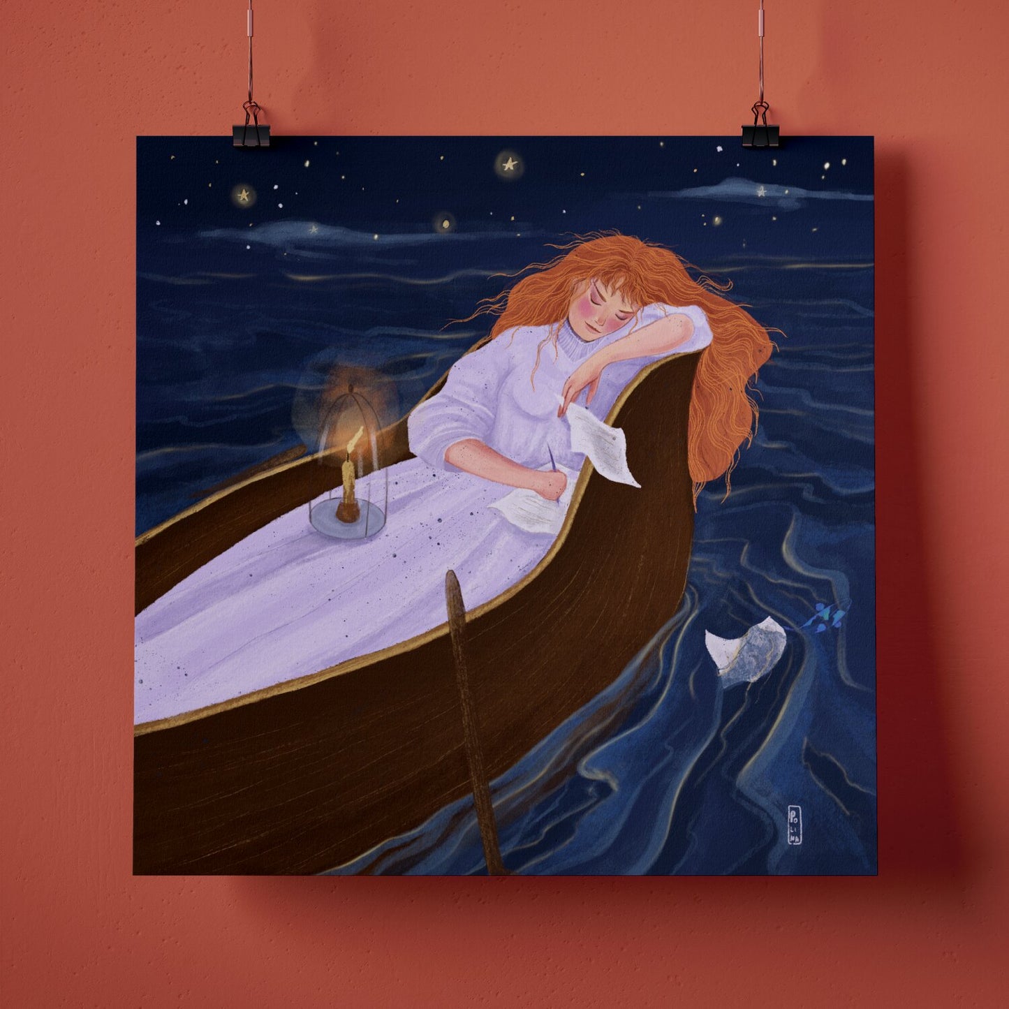 Impression Fine Art - La barque des amoureux