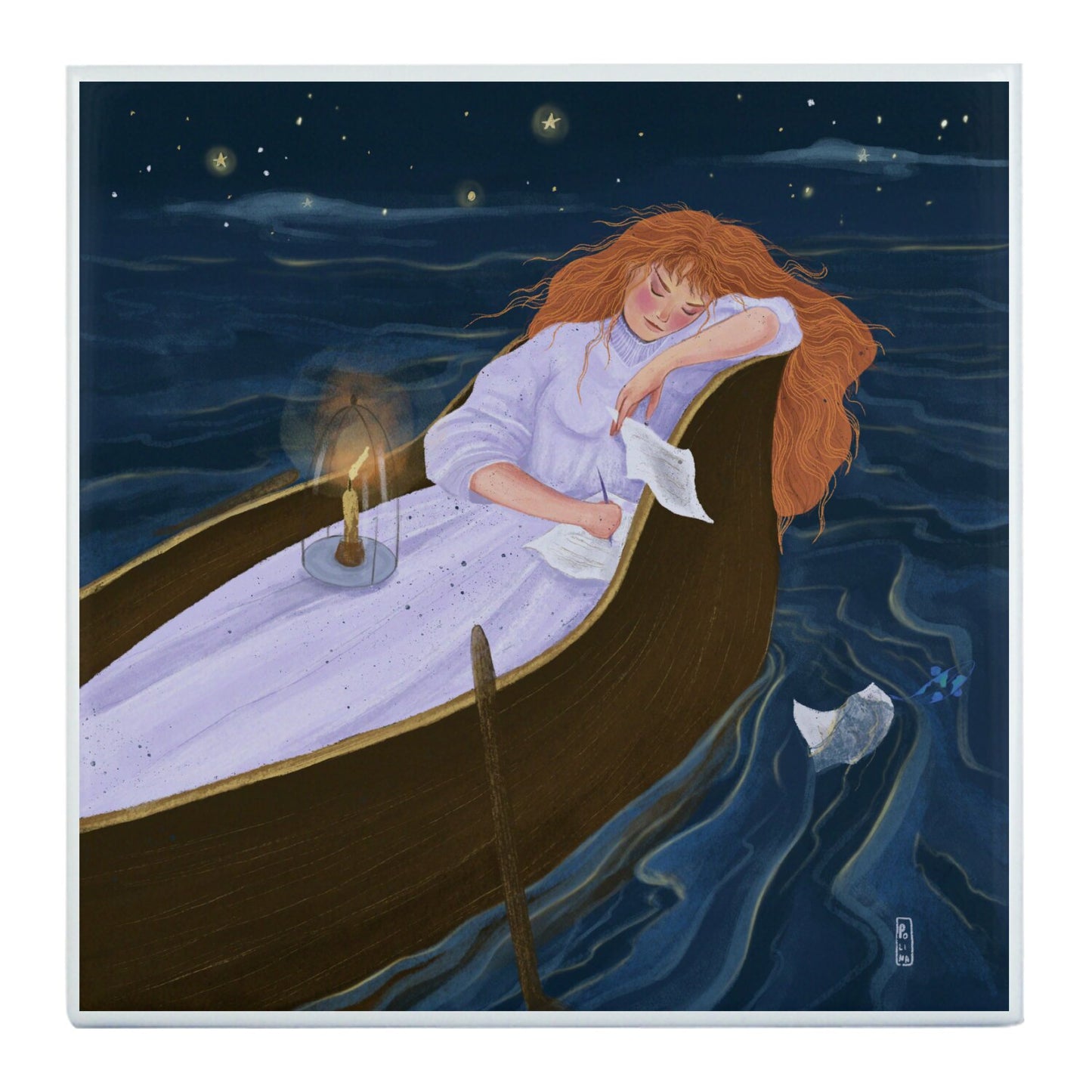 Carreaux Ceramique - La barque des amoureux