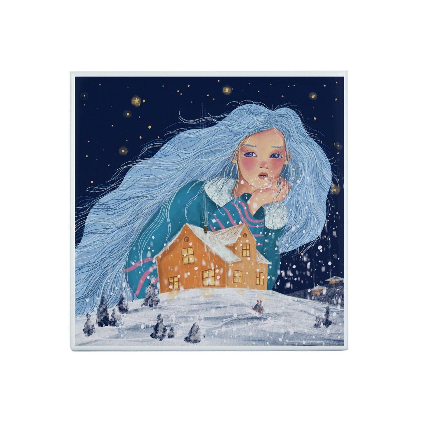 Ceramic Tiles - The Snow Maiden