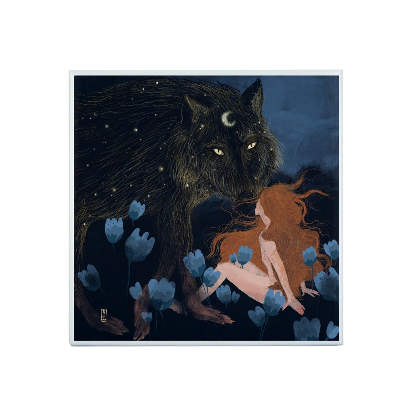 Ceramic Tiles - Dawn, Two Lovers, Night and Day
