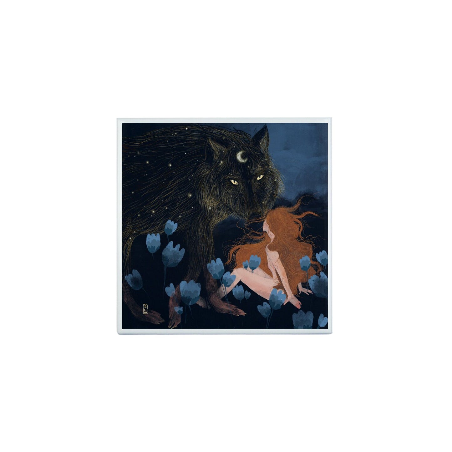 Ceramic Tiles - Dawn, Two Lovers, Night and Day
