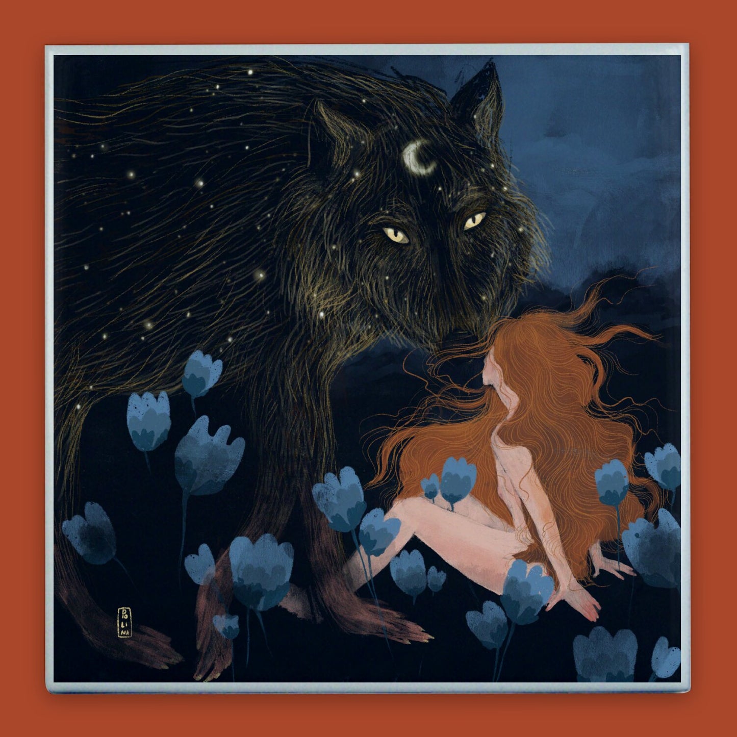 Ceramic Tiles - Dawn, Two Lovers, Night and Day
