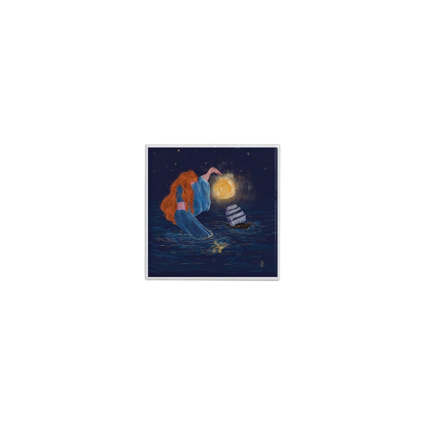 Ceramic Tiles - Dawn, Two Lovers, Night and Day