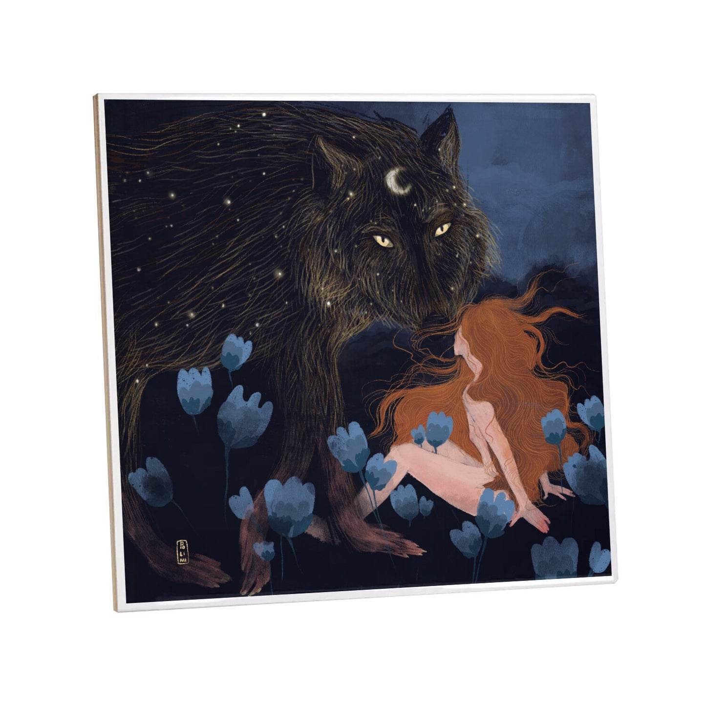 Ceramic Tiles - Dawn, Two Lovers, Night and Day