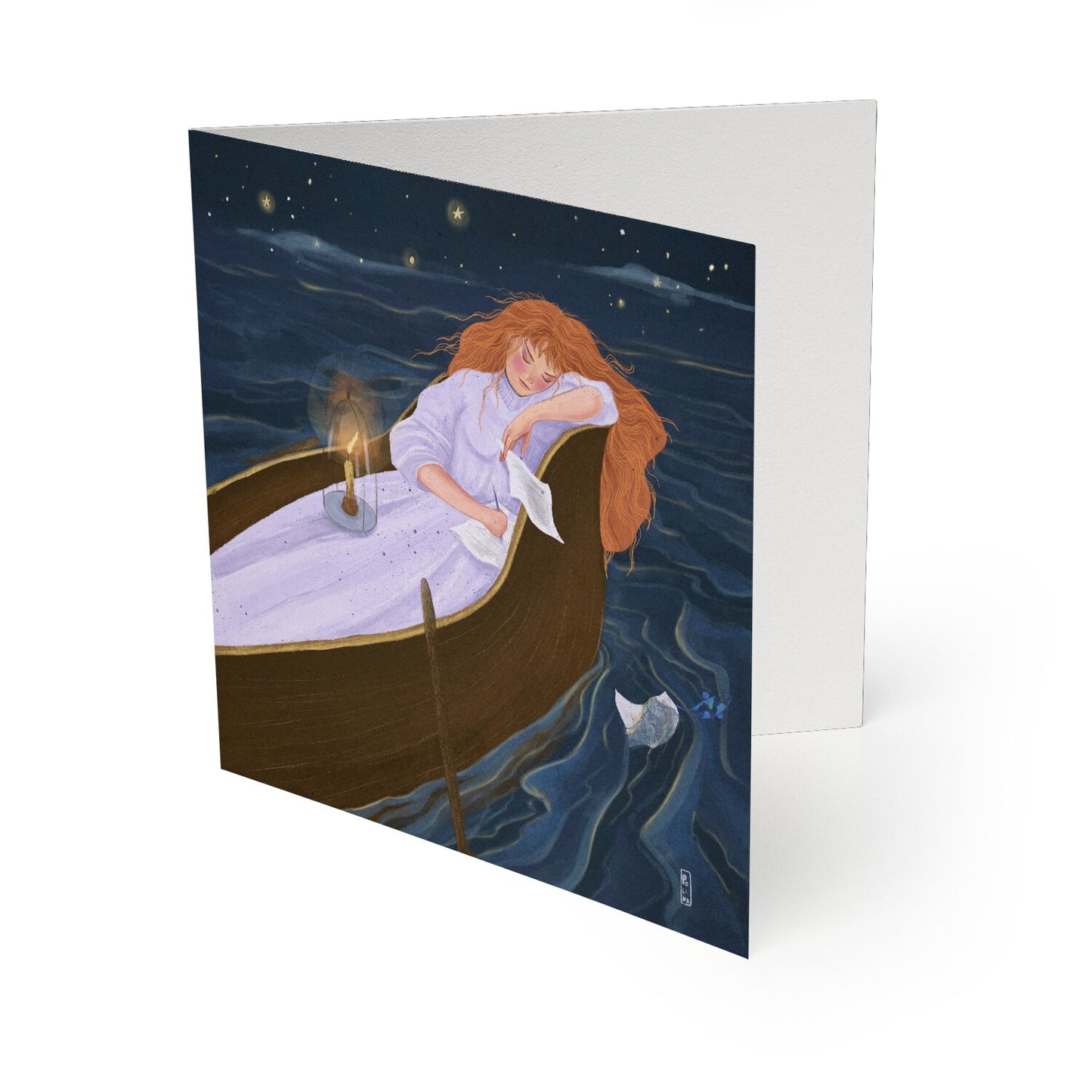 Carte postale - La barque des amoureux