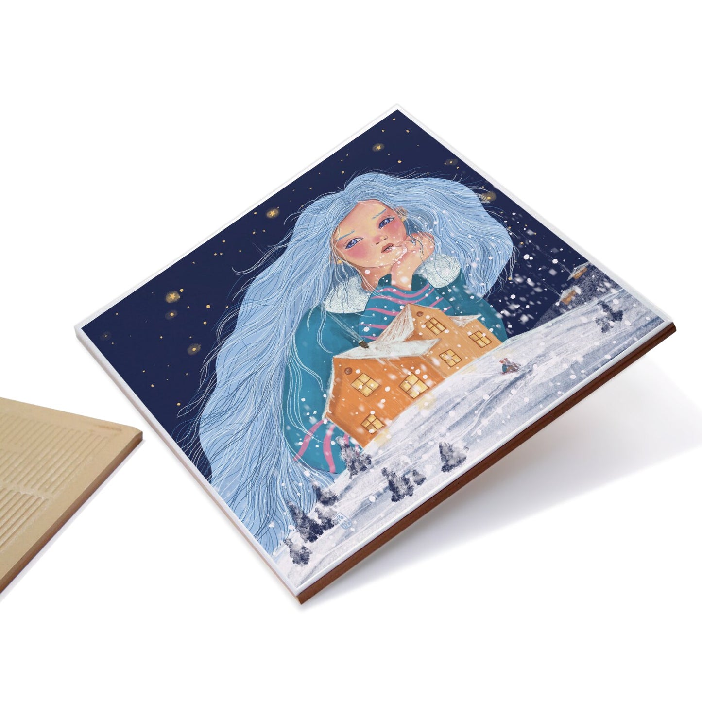 Ceramic Tiles - The Snow Maiden