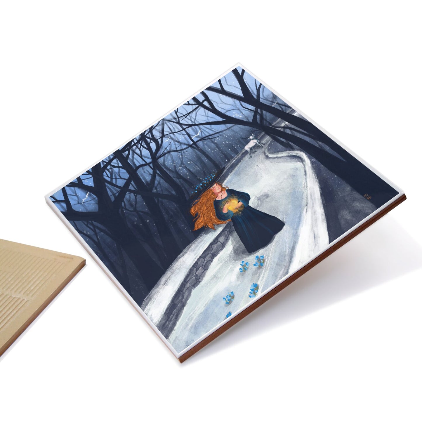 Ceramic Tiles - Dawn, Two Lovers, Night and Day