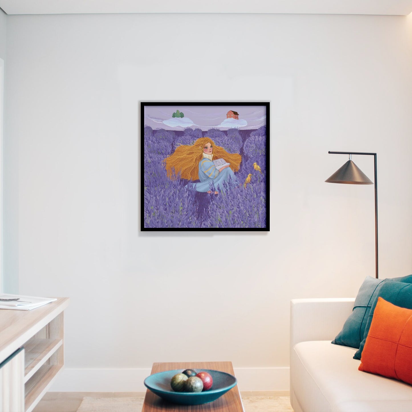 Impression Fine Art - L'amoureuse et la lavande