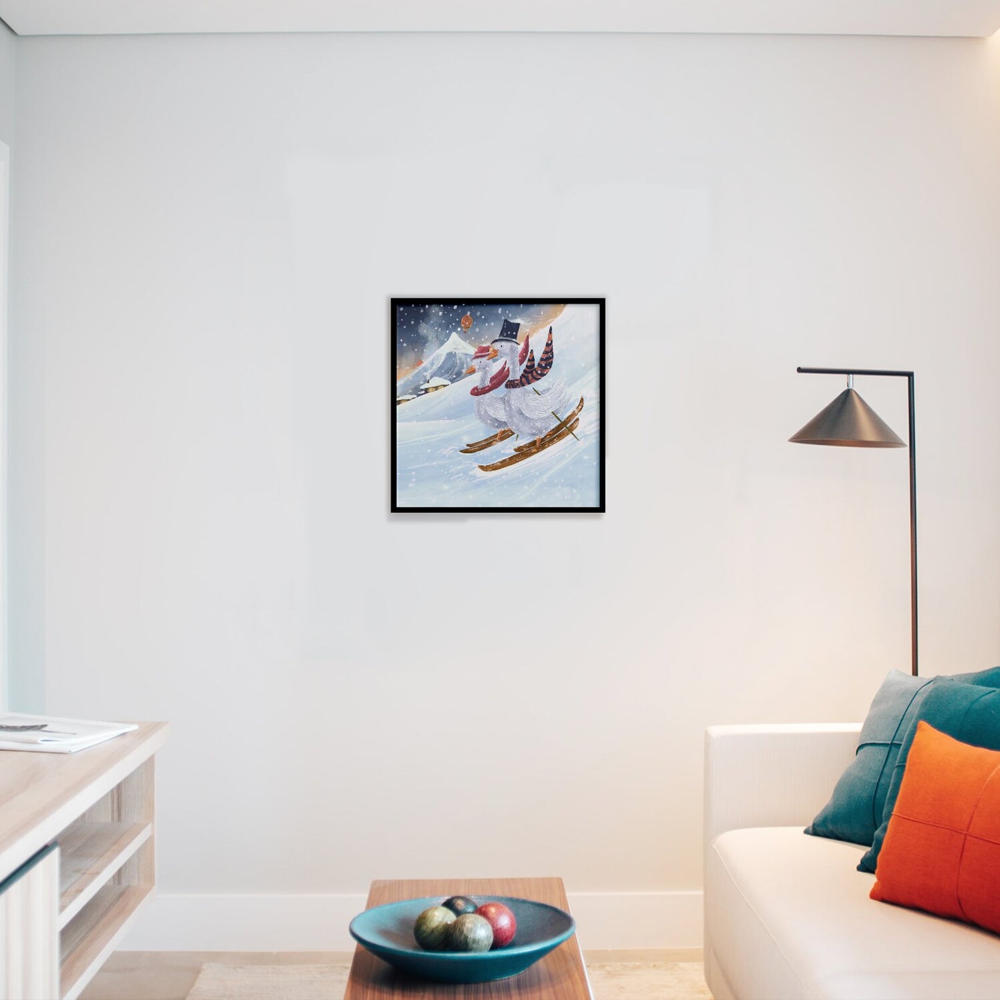Impression Fine Art - Ski dans les Montagnes