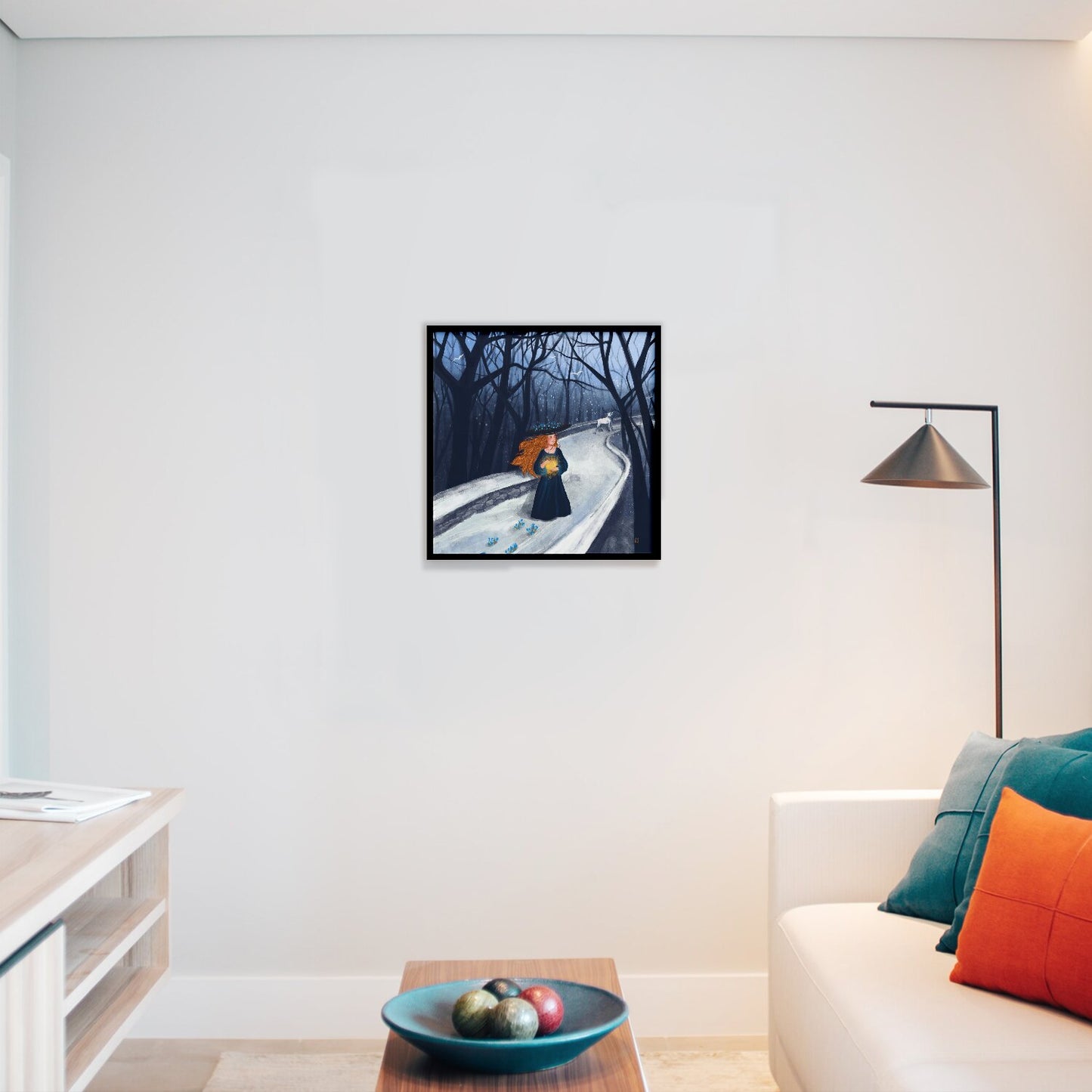 Impression Fine Art - La femme au chapeau à fleur