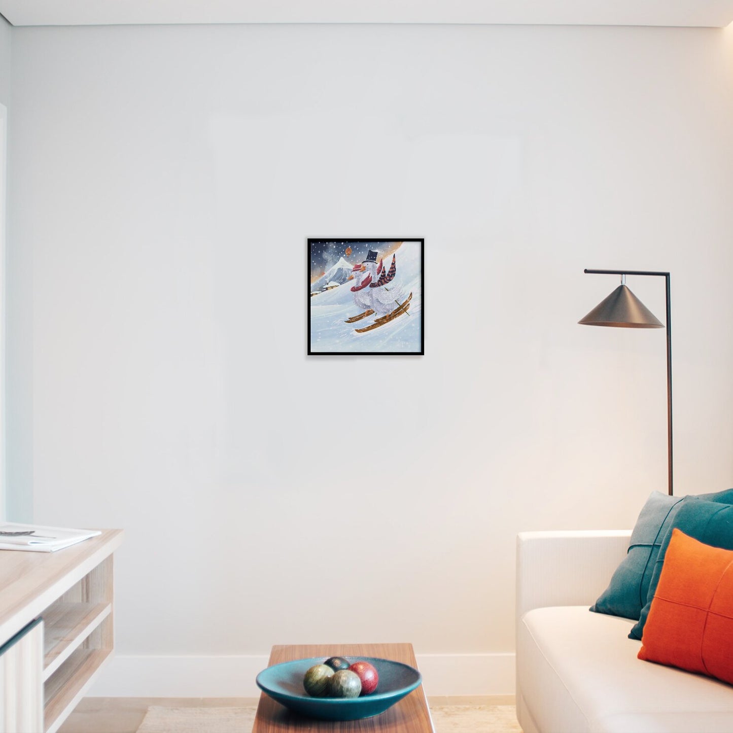 Impression Fine Art - Ski dans les Montagnes