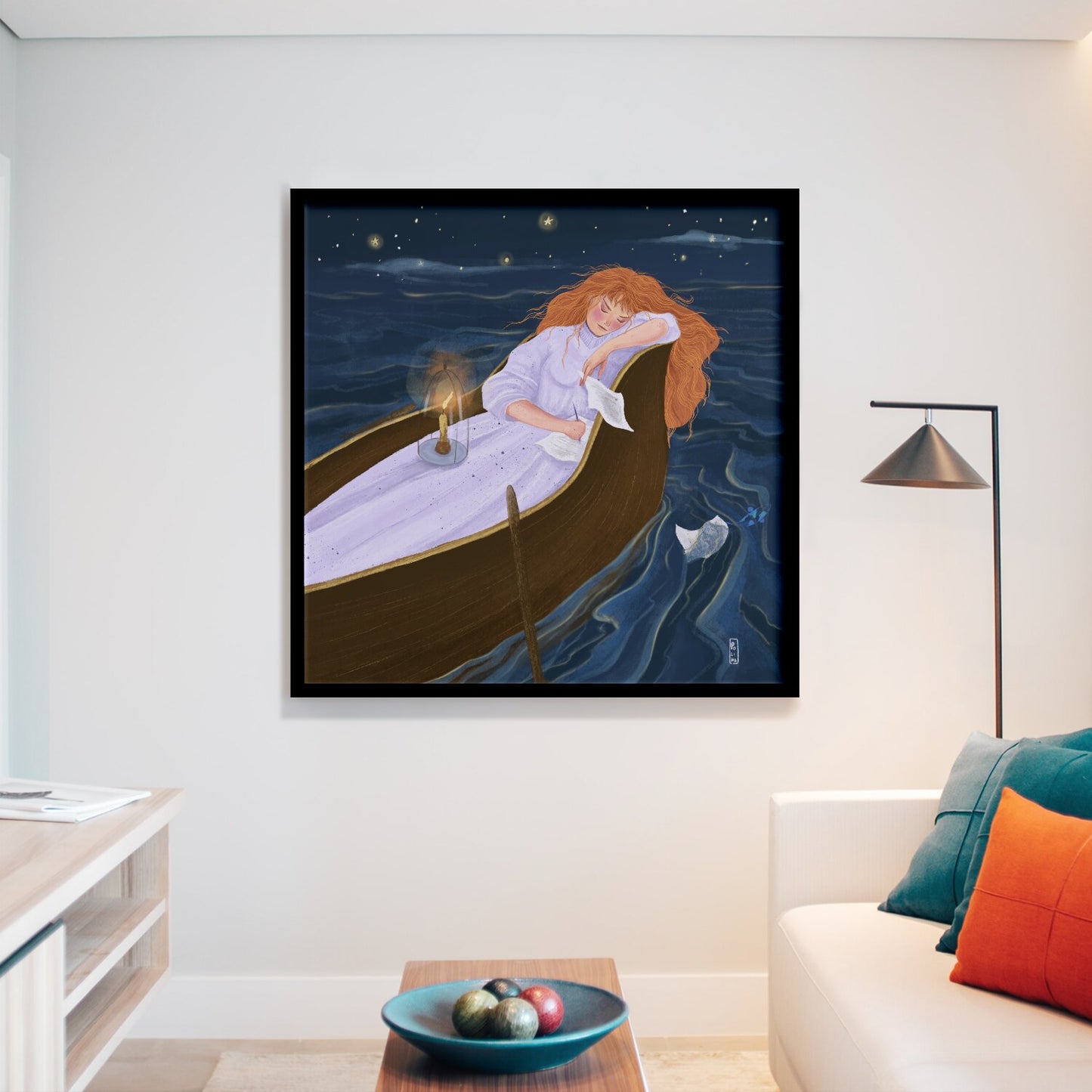 Impression Fine Art - La barque des amoureux