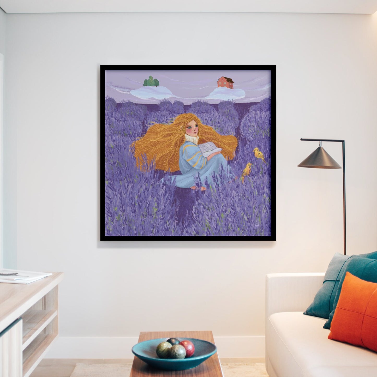Impression Fine Art - L'amoureuse et la lavande