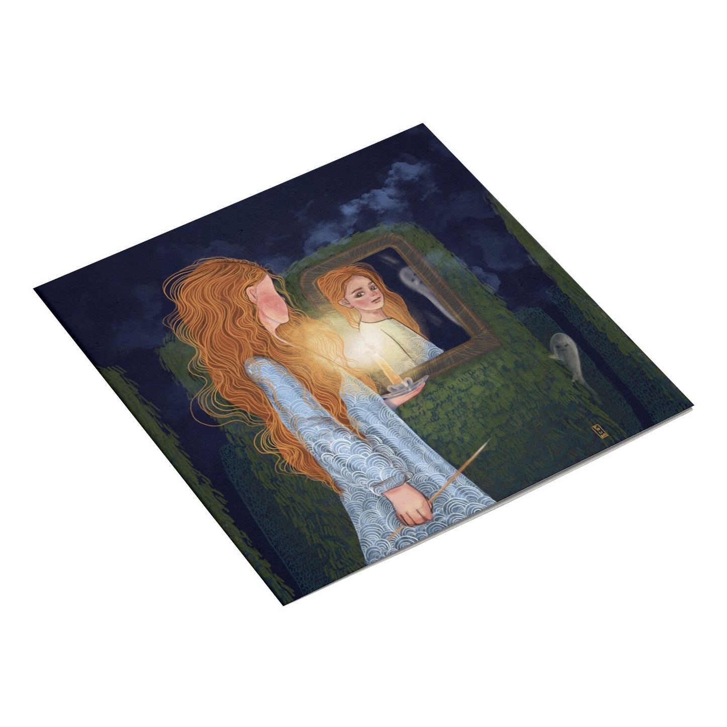 Postcard - Dawn, Two Lovers, Night and Day
