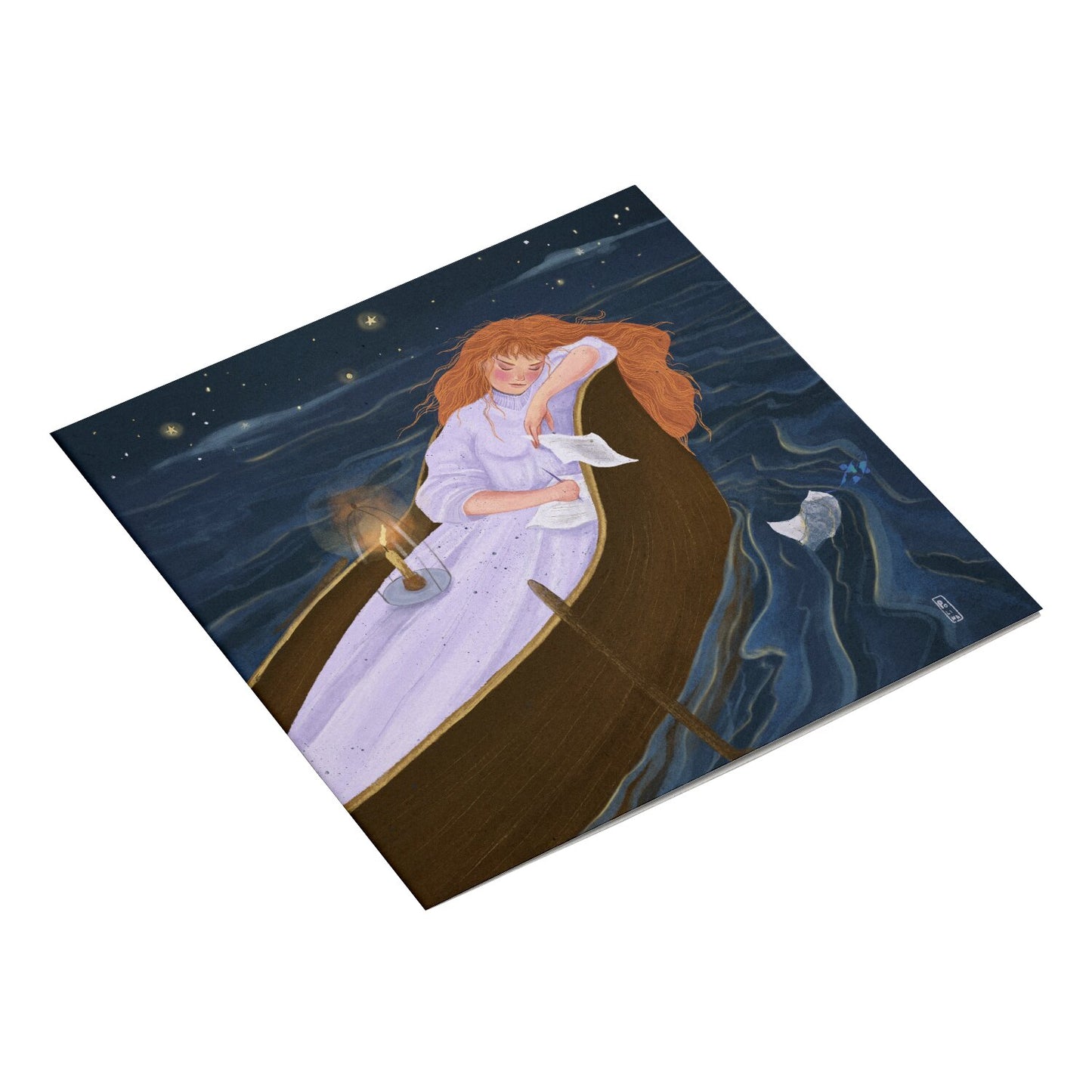 Carte postale - La barque des amoureux