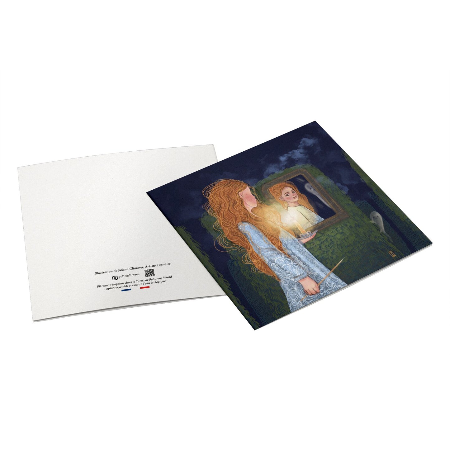 Postcard - Dawn, Two Lovers, Night and Day