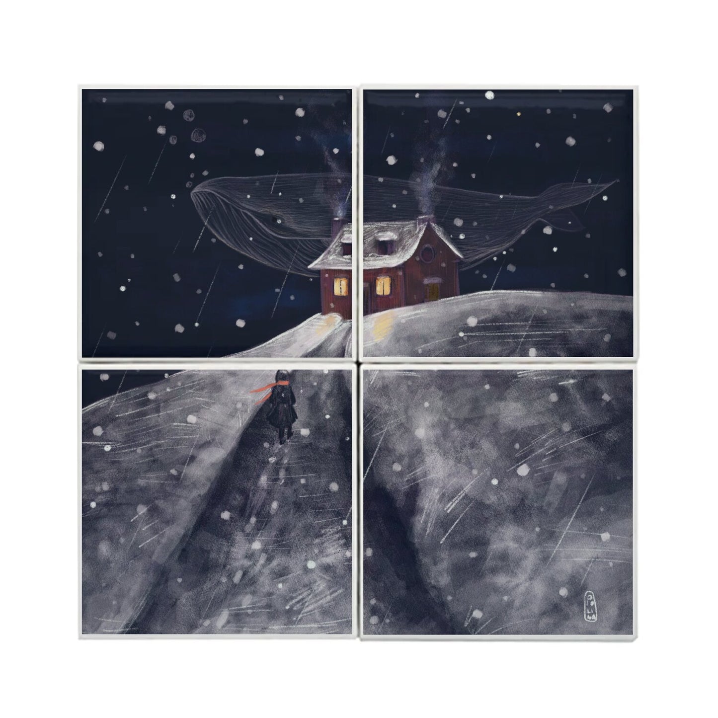 Ceramic Tiles - Snow Magic