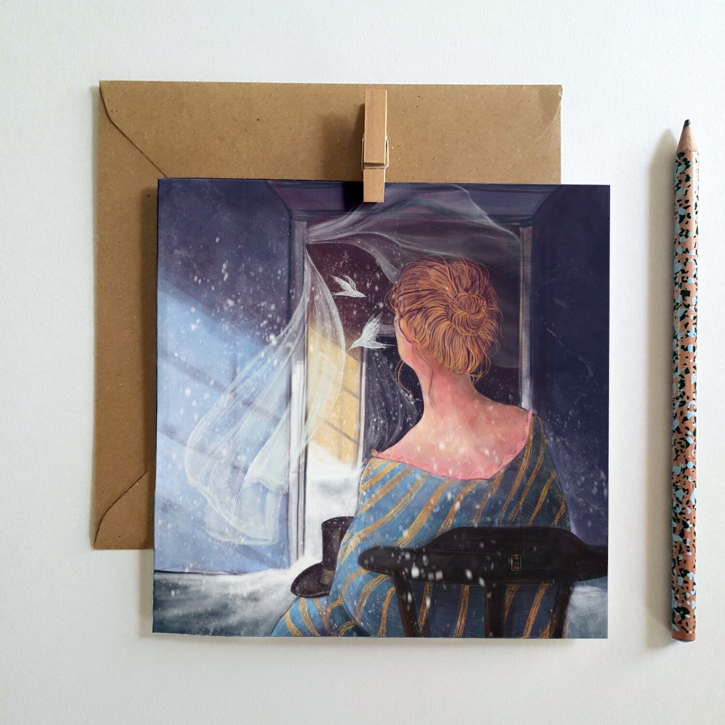 Postcard - Waiting for the Storm