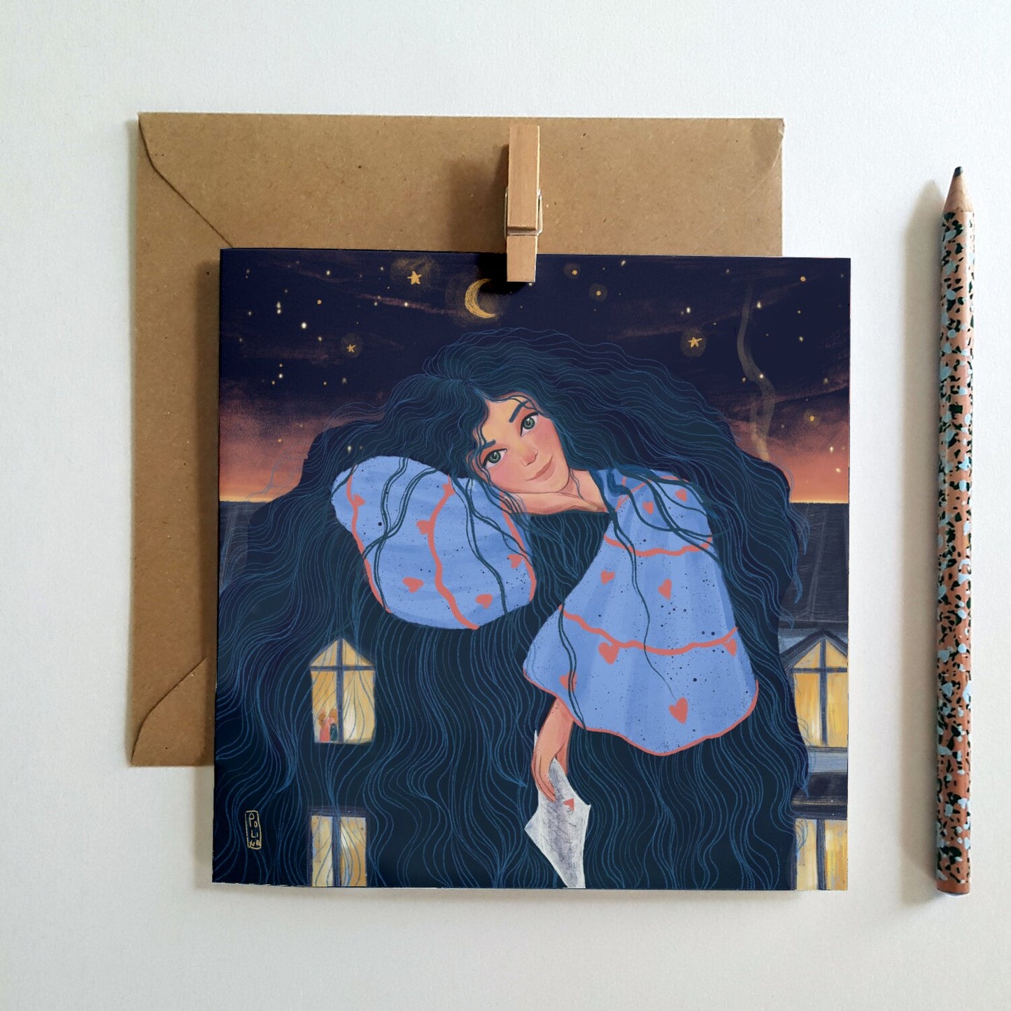 Postcard - Valentina