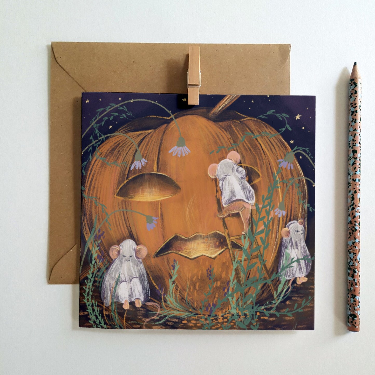 Carte postale - Le secret d'halloween