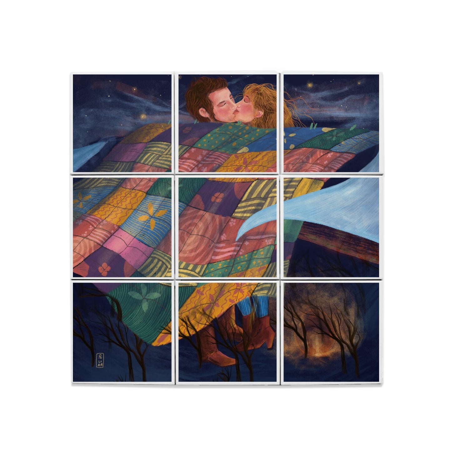 Carreaux Ceramique - Les amoureux