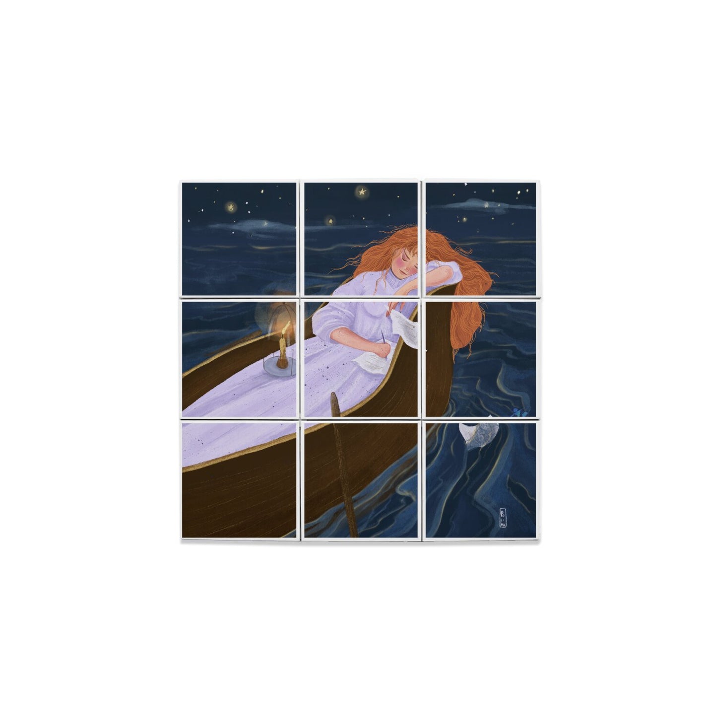 Carreaux Ceramique - La barque des amoureux