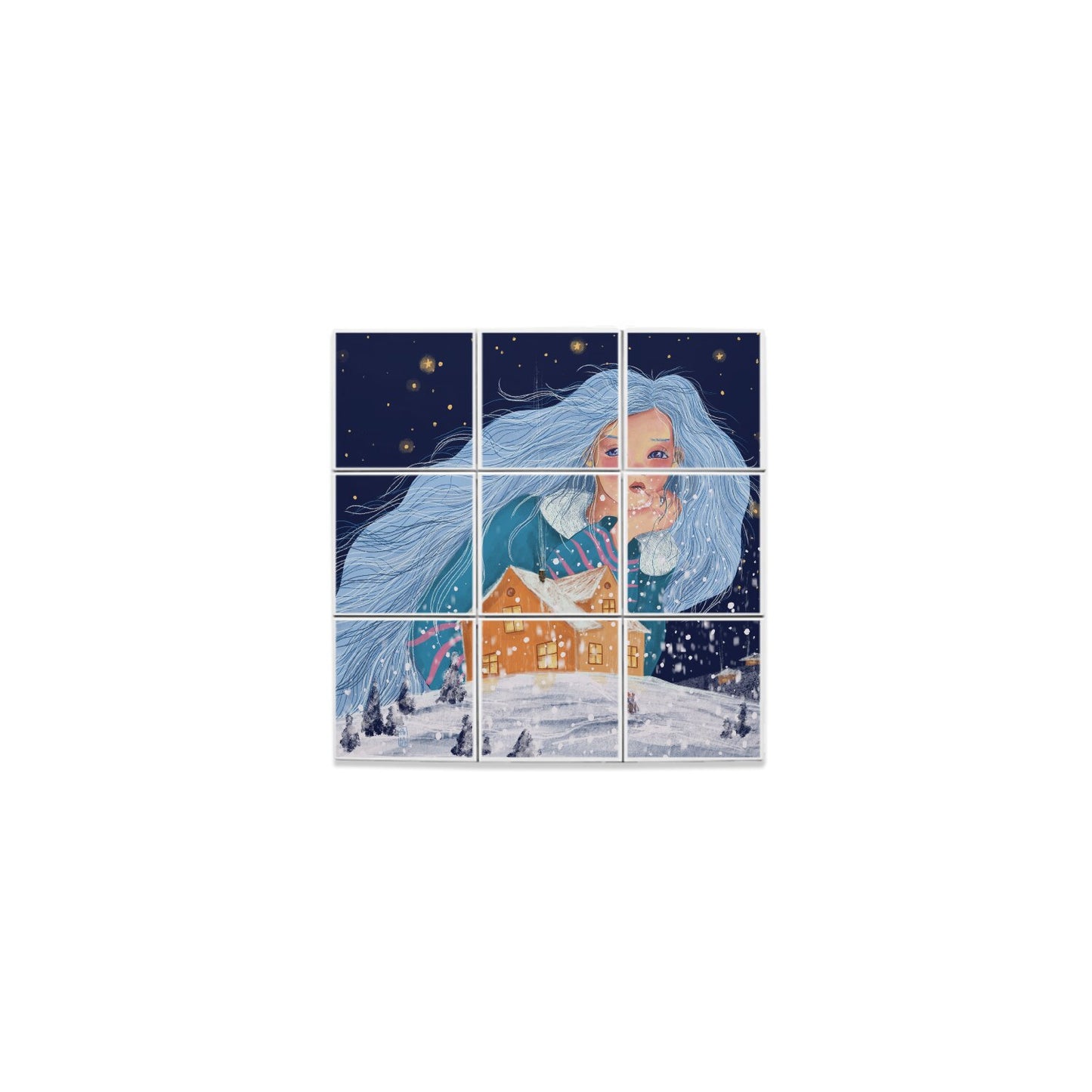 Ceramic Tiles - The Snow Maiden