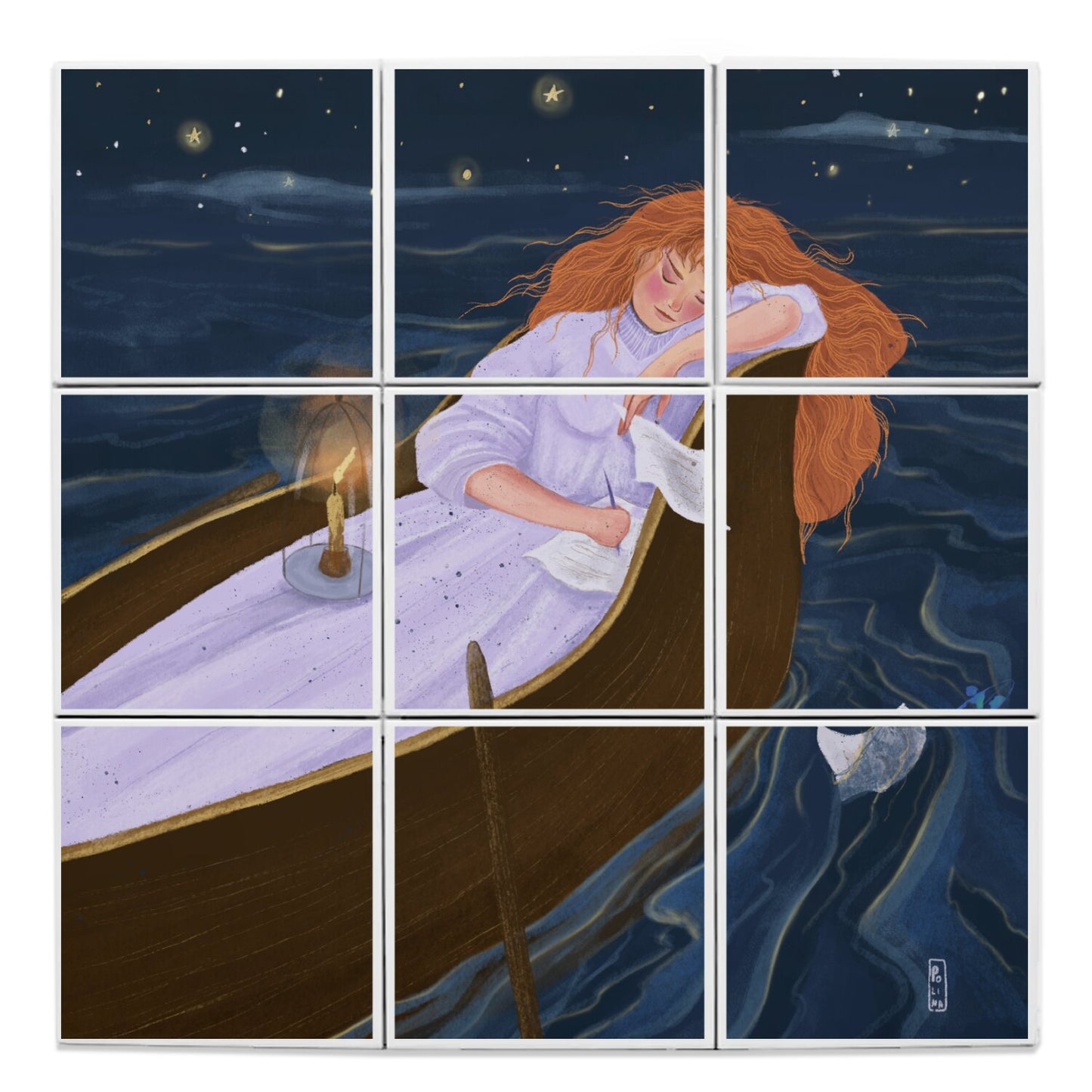 Carreaux Ceramique - La barque des amoureux