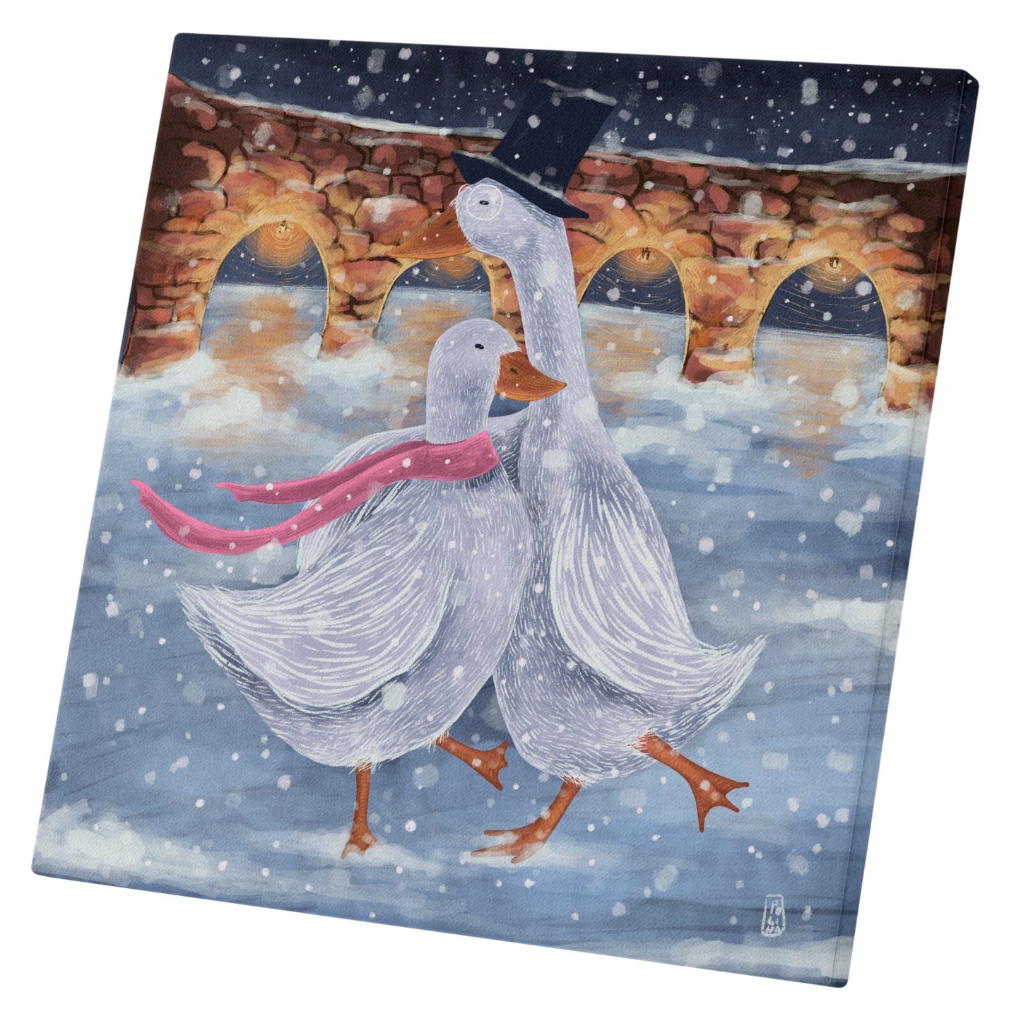 Print on Canva - The Romantics at the ice rink