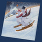 Print on Canva - Skiing in the Mountains