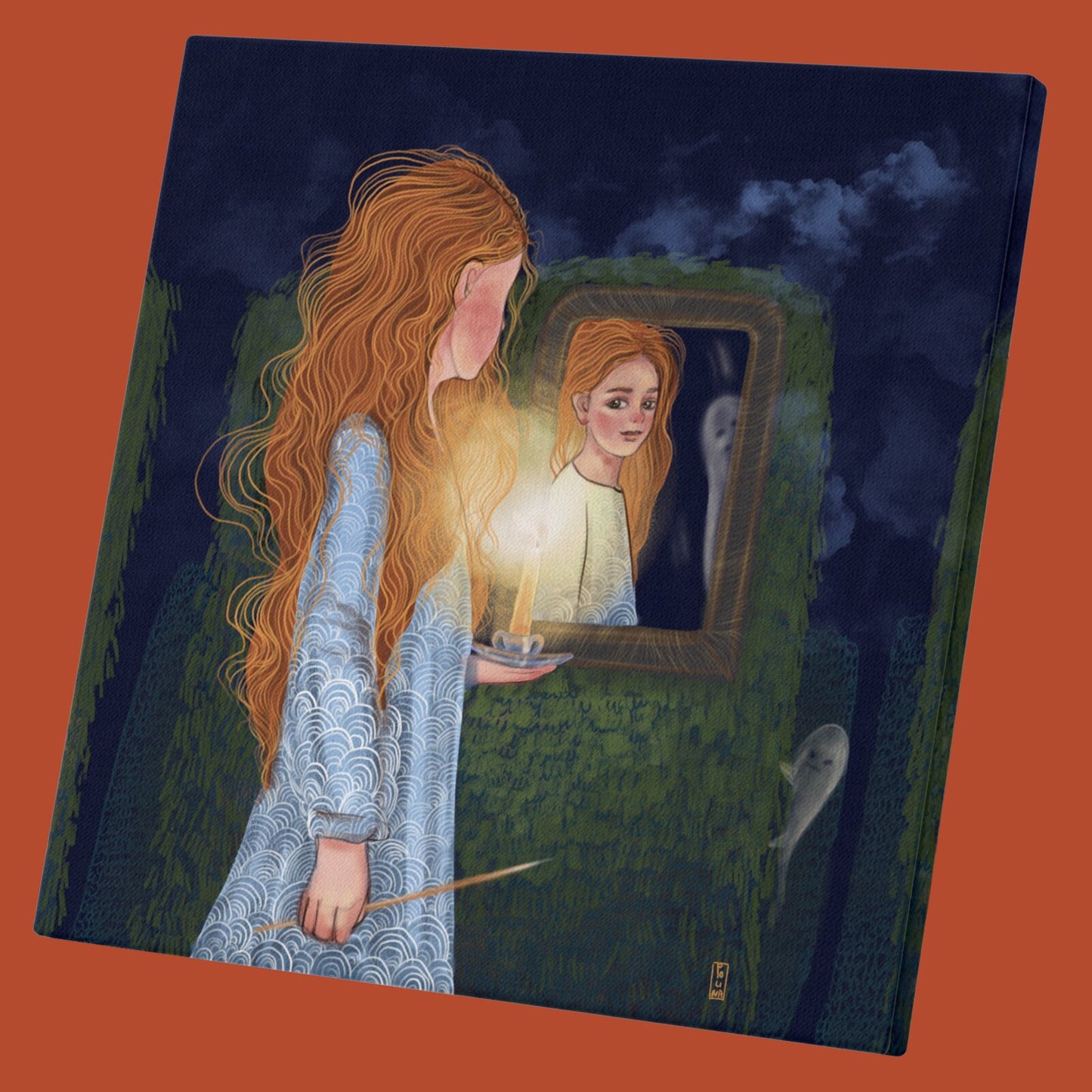 Print on Canva - Dawn, Two Lovers, Night and Day