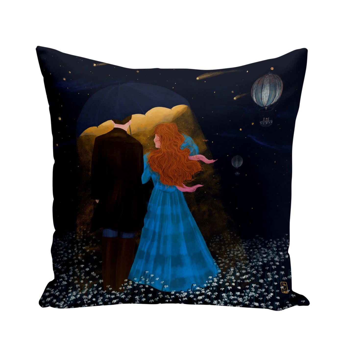 Coussin - Les amants nocturnes