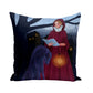 Coussin - Le loup et la fille