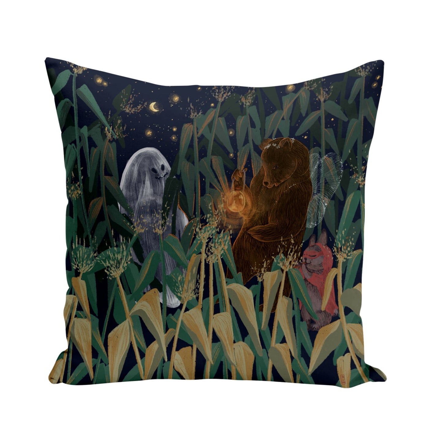 Coussin - Les habitants du champs de maïs