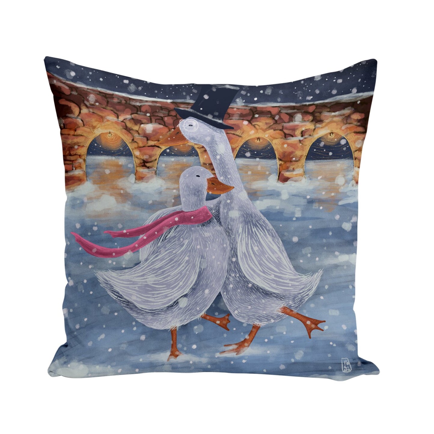 Cushion - Dawn, Two Lovers, Night and Day