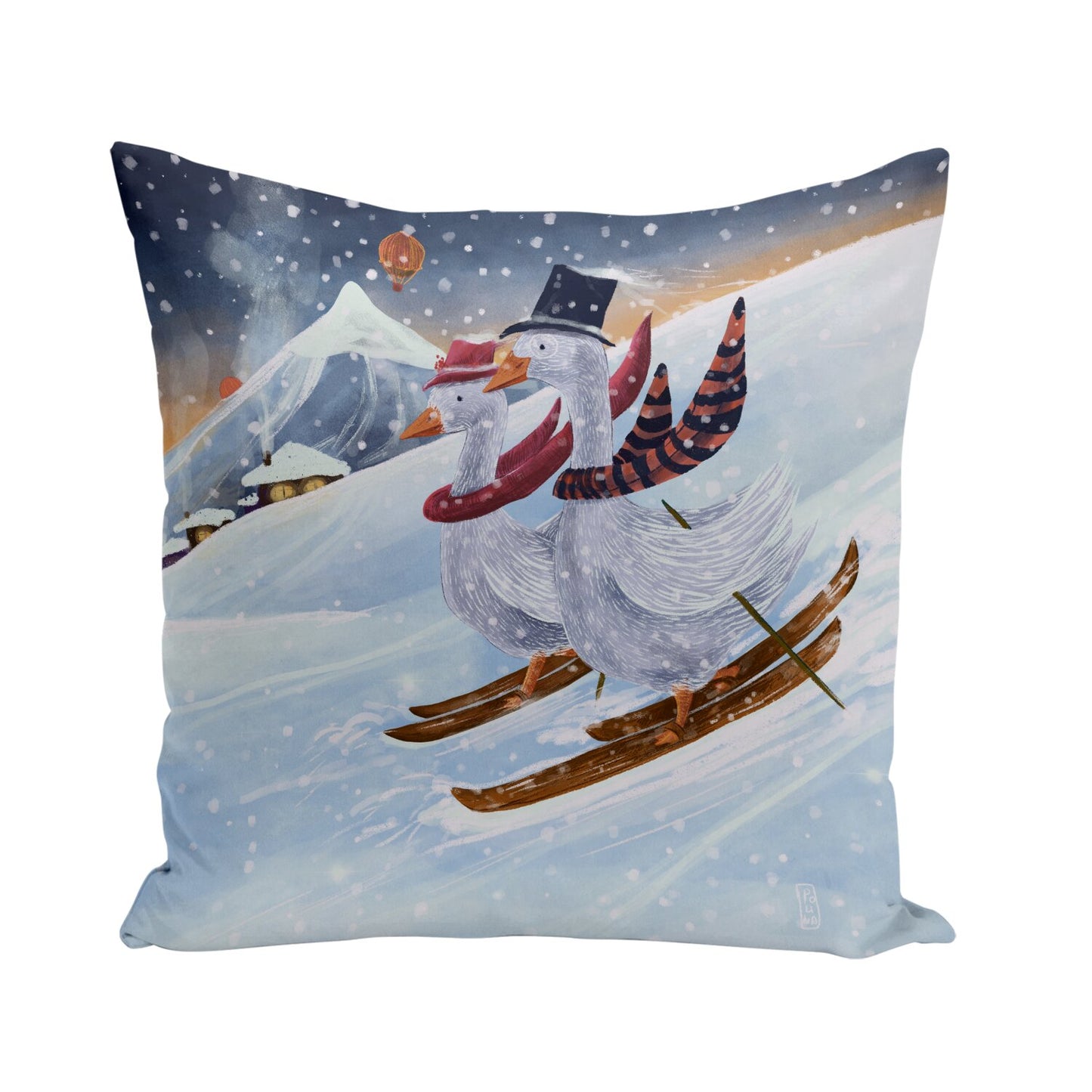 Coussin - Ski dans les Montagnes