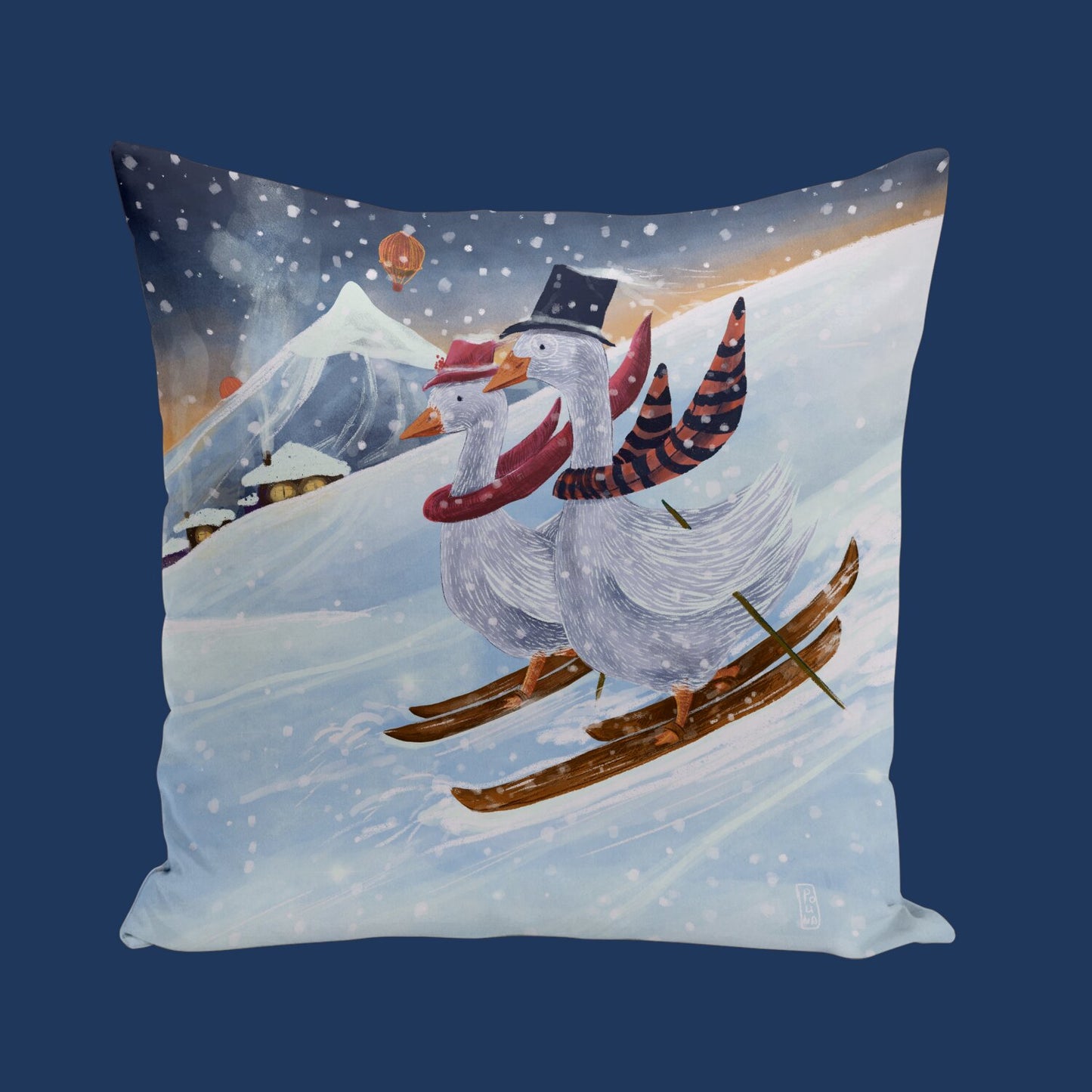 Coussin - Ski dans les Montagnes