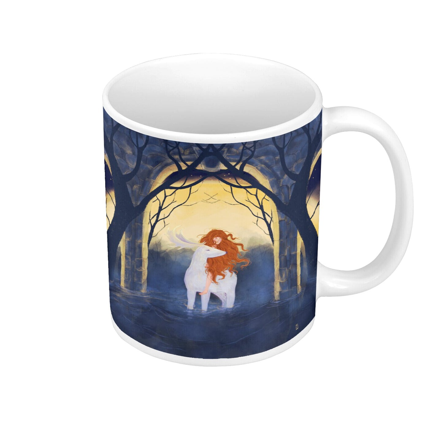 Ceramic Mug - Dawn, Two Lovers, Night and Day