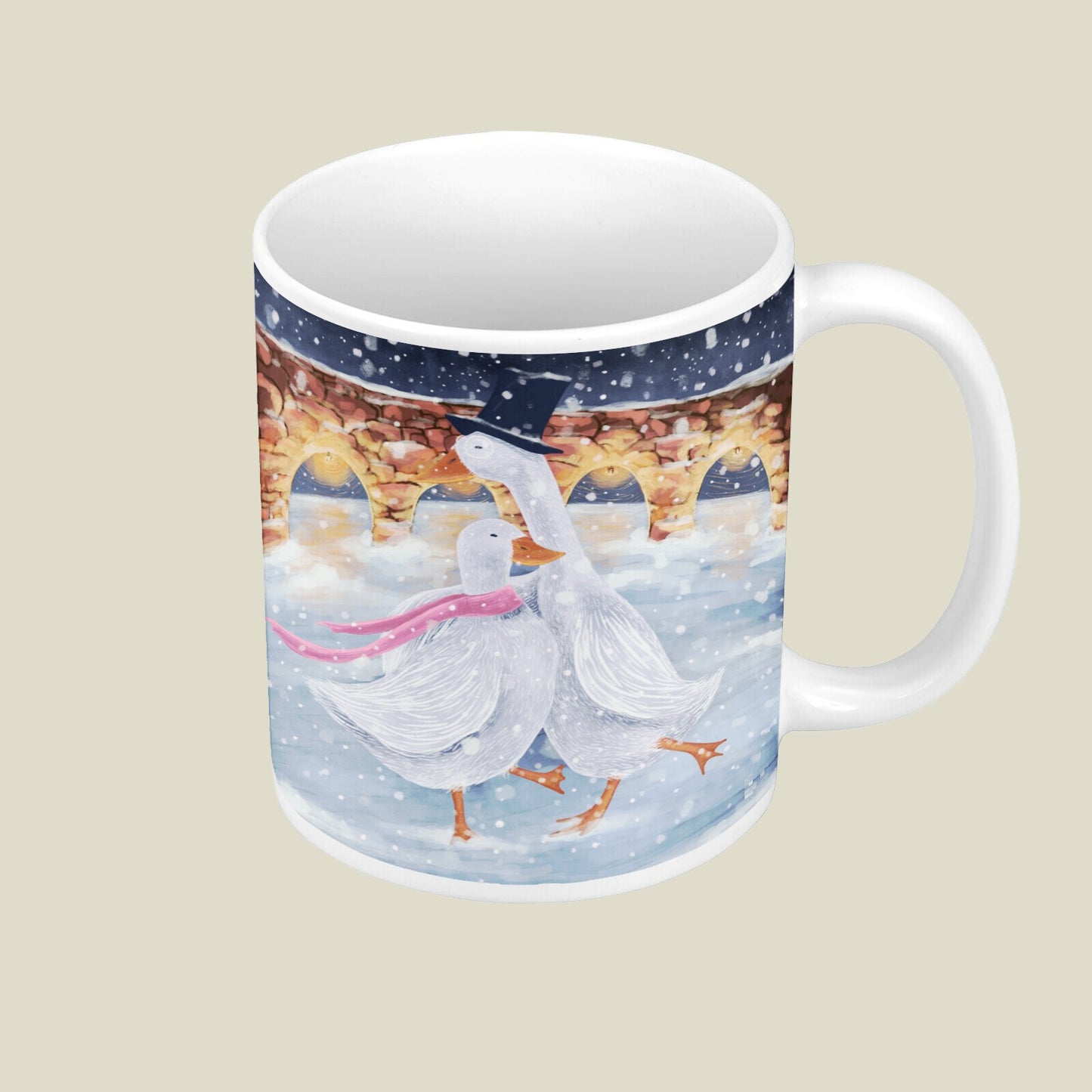 Ceramic Mug - The Romantics at the ice rink