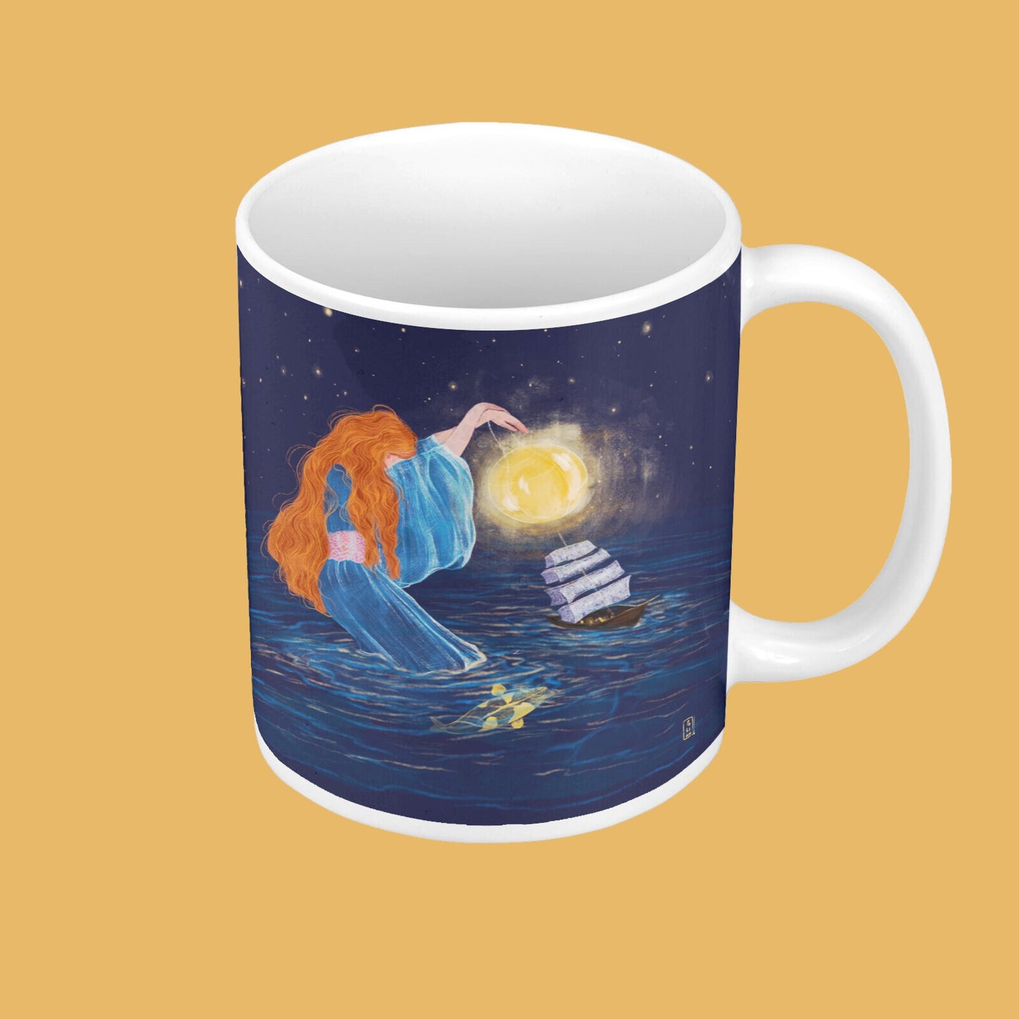 Ceramic Mug - Dawn, Two Lovers, Night and Day