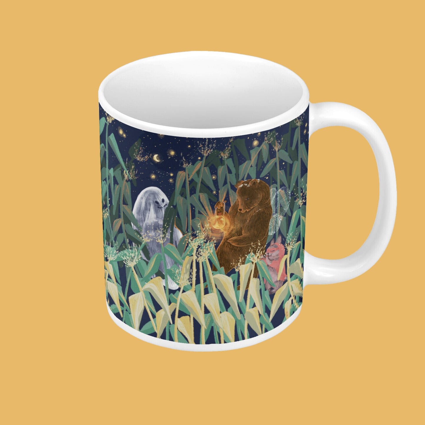 Ceramic Mug - Dawn, Two Lovers, Night and Day