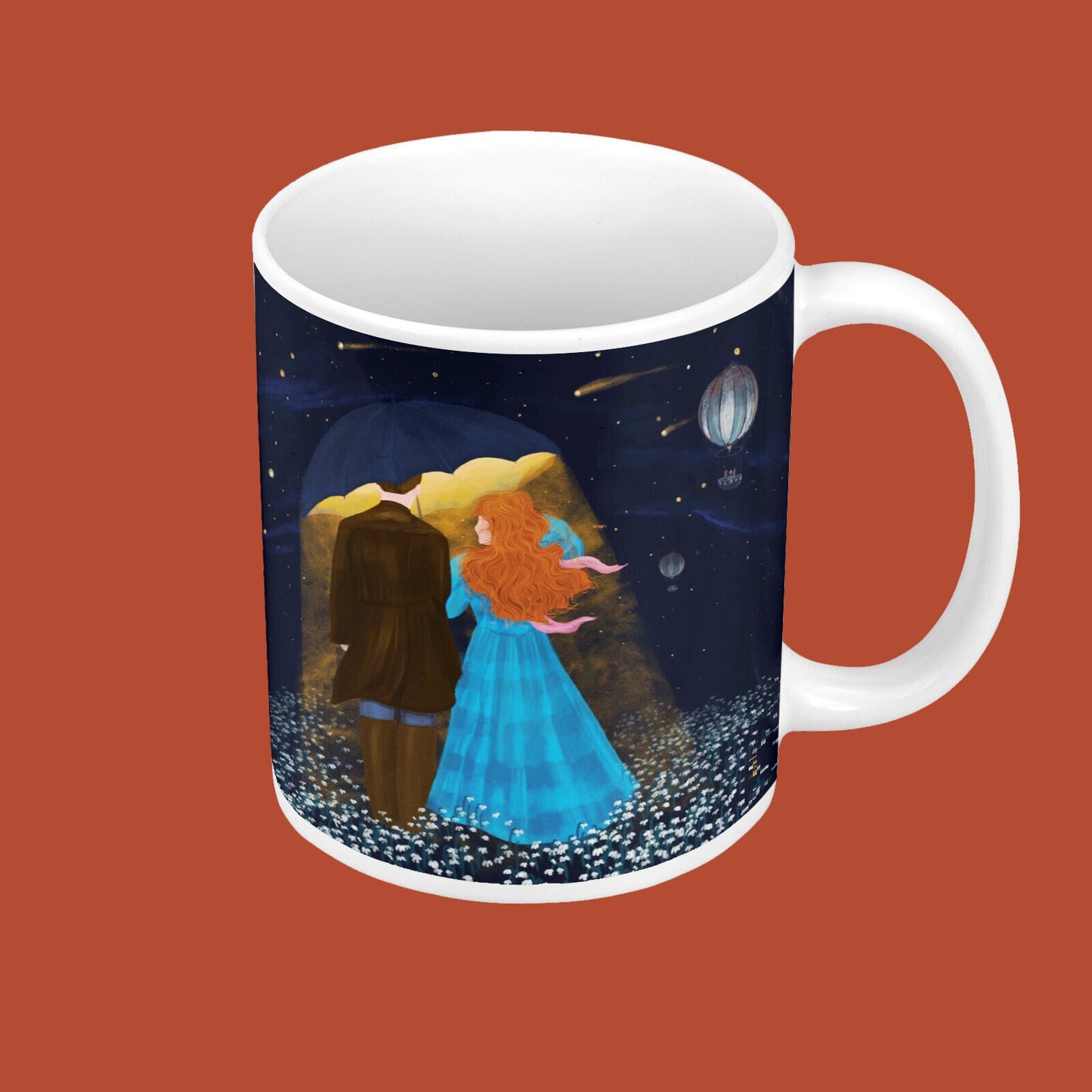 Ceramic Mug - Dawn, Two Lovers, Night and Day