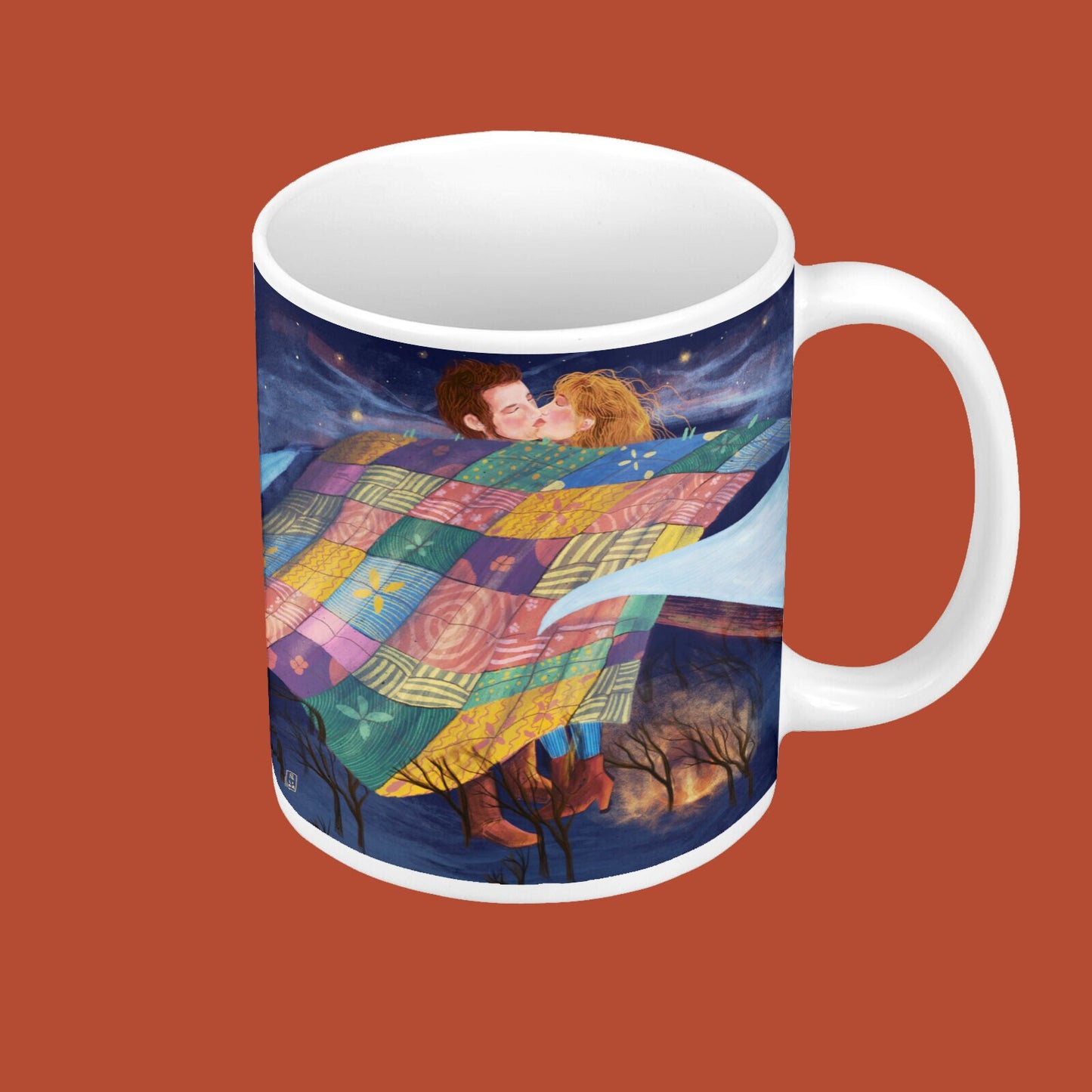 Ceramic Mug - Dawn, Two Lovers, Night and Day